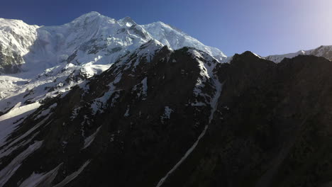 Disparo-De-Drone,-Rakaposhi-Pakistán