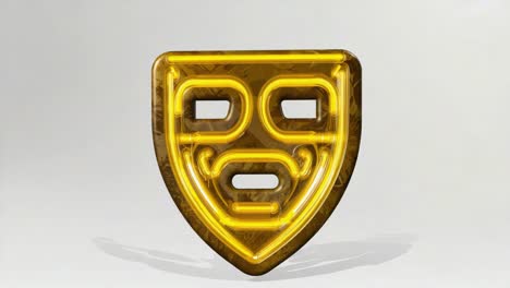 neon mask shield