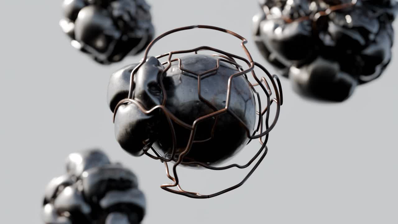 추상적인 금속 구