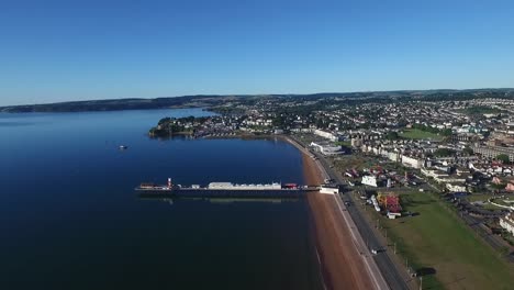 paignton seafront beach devon uk