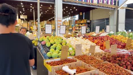 colorful produce displayed at inala fruit market