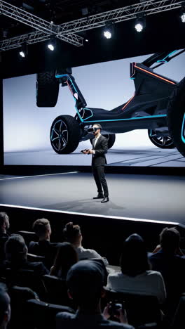 VR Presentation of a Futuristic Vehicle Concept