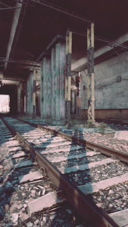 abandoned railway tracks