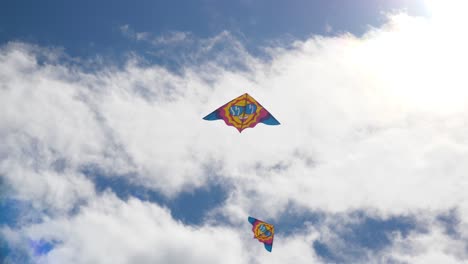 colorful kites soaring in the sky