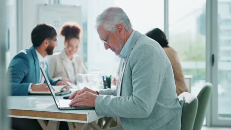 Business meeting with diverse team in modern office