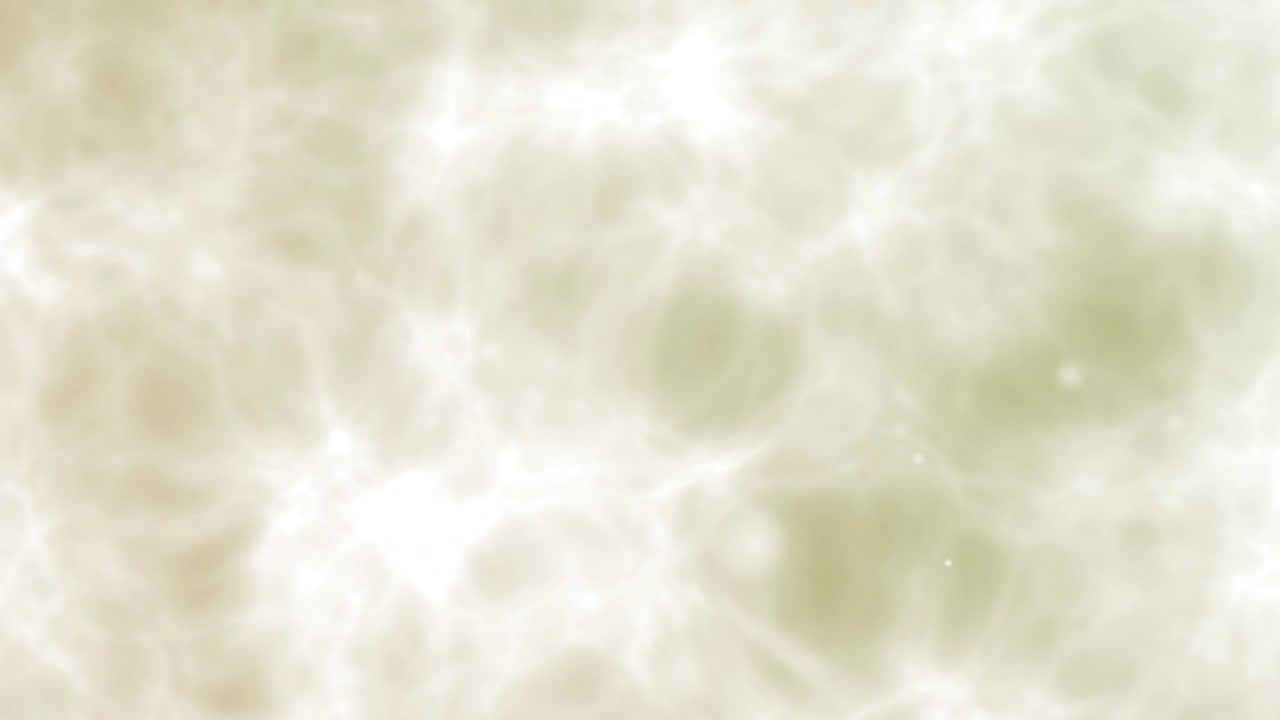 천천히 진화하는 노란색 추상 유기 네트워크 웹