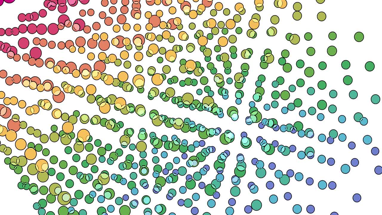 아름다운 거품 입자, 원 배경, 원, 추상적인 입자, 스폰지, 현대적인 스타일의 개념