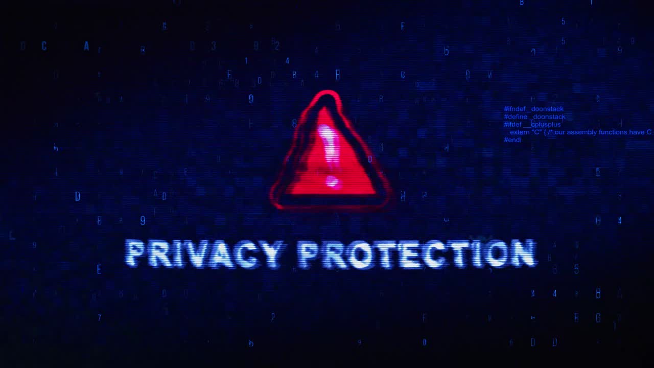 Privacy Protection Alert - Digital Security