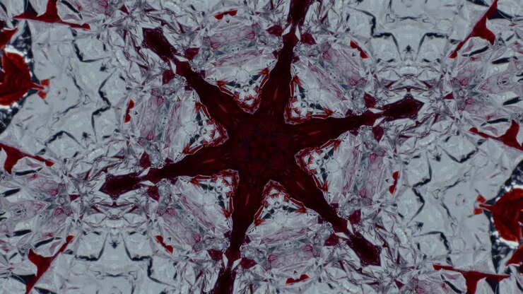 Abstract Geometric Kaleidoscope Pattern