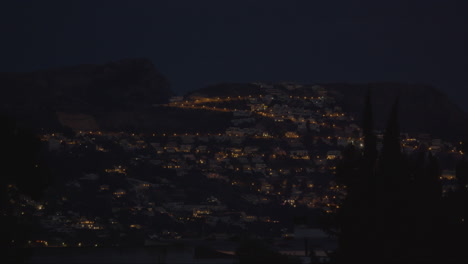 Luces-Nocturnas-De-Un-Pequeño-Pueblo-Español