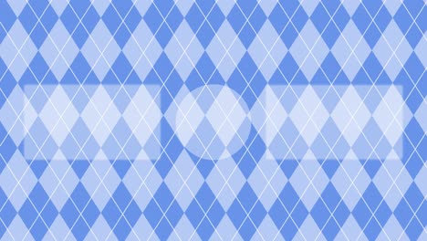 argyle patroon eindkaart eindscherm bewegingsgrafiek
