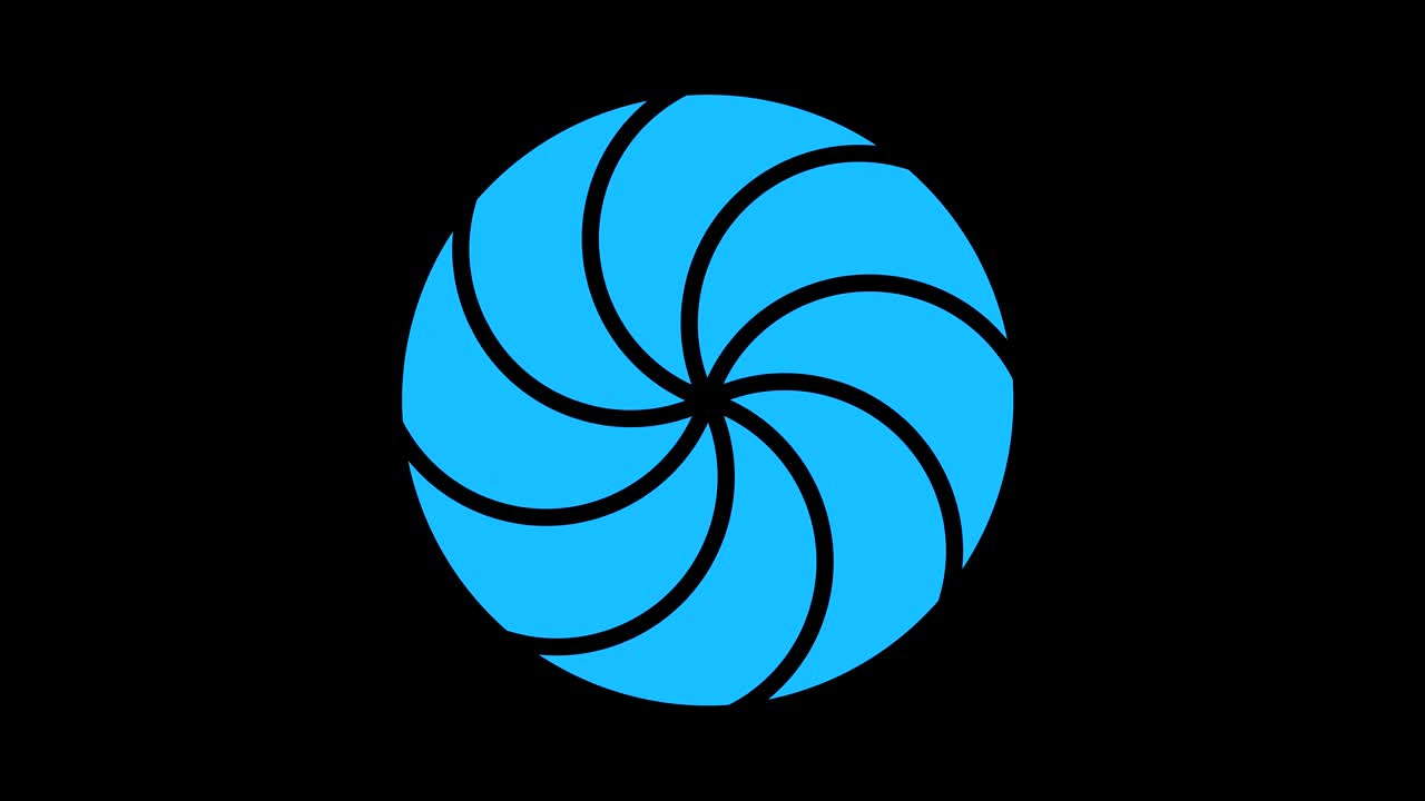 4K video model stroboscopic and hypnotic effect, in 16: 9 video format.