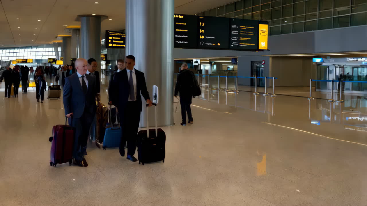 Businessmen at Airport