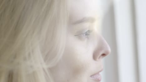 close-up portrait of a woman