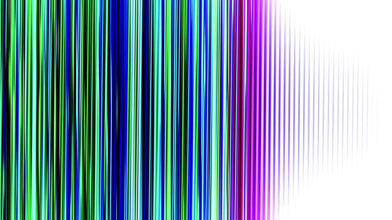 Effetto Glitch Digitale Astratto con Linee Colorate Verticali