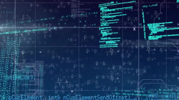Global networks and connections, financial data processing