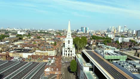 Aerial-view-of-Buildings-in-the-city-of-London