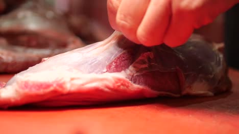 preparación de la carne cruda