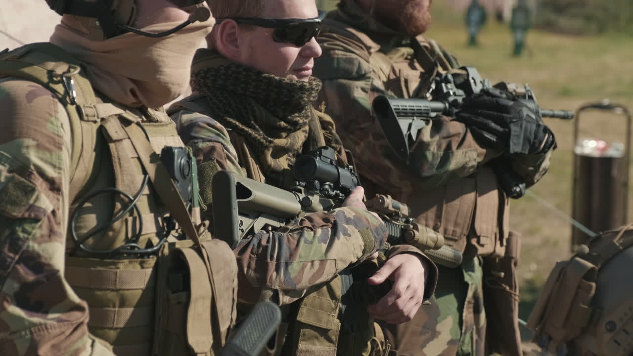 Intelligence Officers On Secret Operation