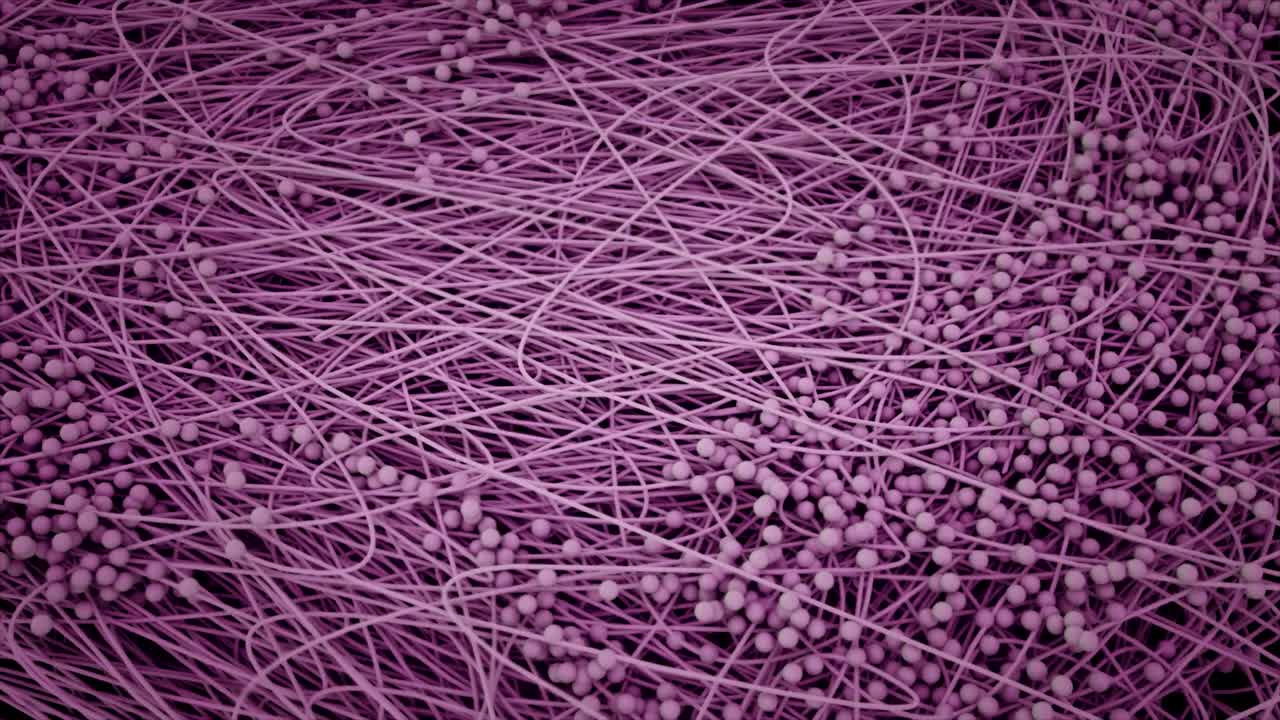 concepto de red que representa el flujo de datos.