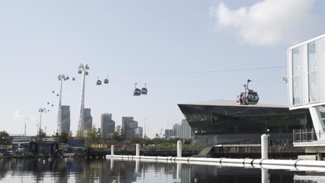 london cable car system over the waterfront