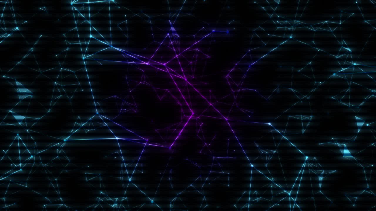 Futuristic environment, space network connection. Loop