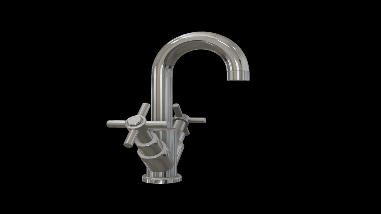 Modern Chrome Sink Faucet