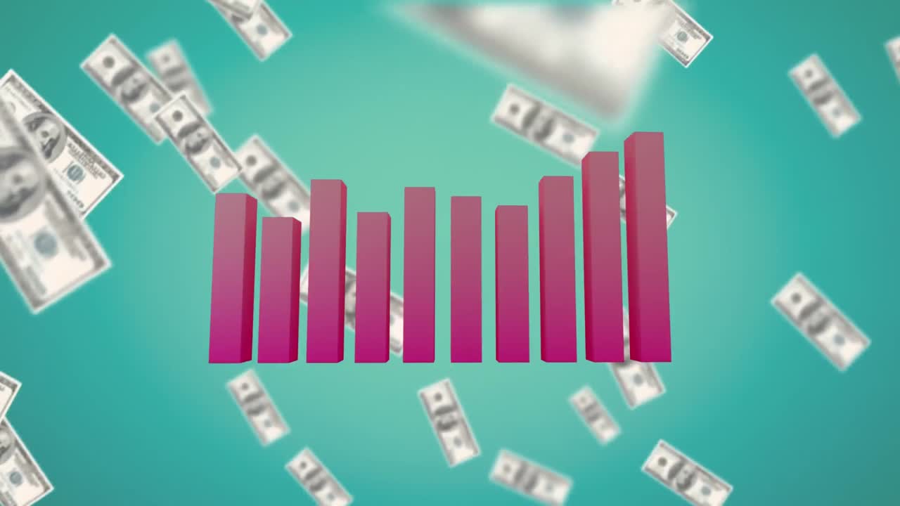 gráfico que muestra las estadísticas cambiantes