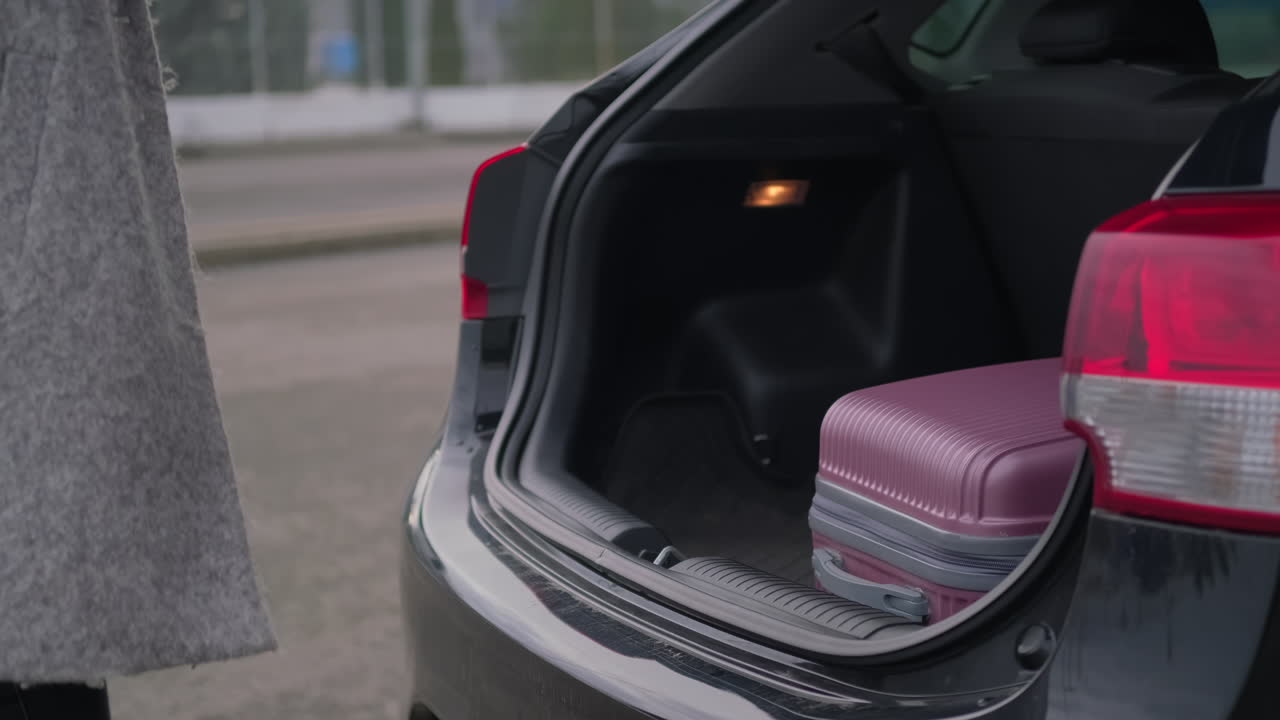 가방 을 차 트크 에 넣는 것