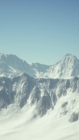 snow-covered mountains in a breathtaking landscape