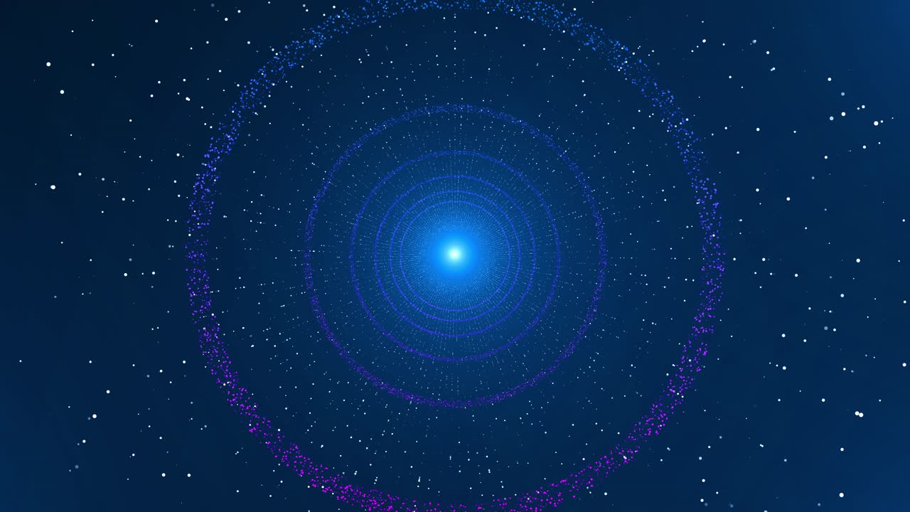 Technology cyberspace digital data network hitech intricate hologram of a digital data network