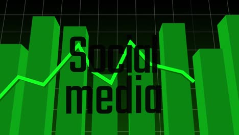 animación del procesamiento de datos sobre el texto de las redes sociales