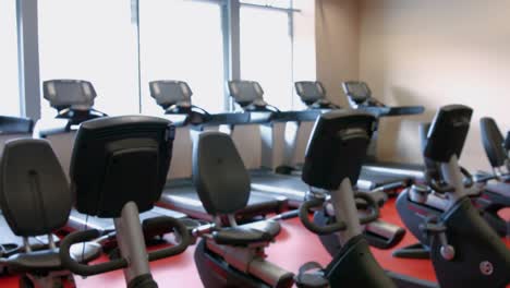 exercise equipment in the studio