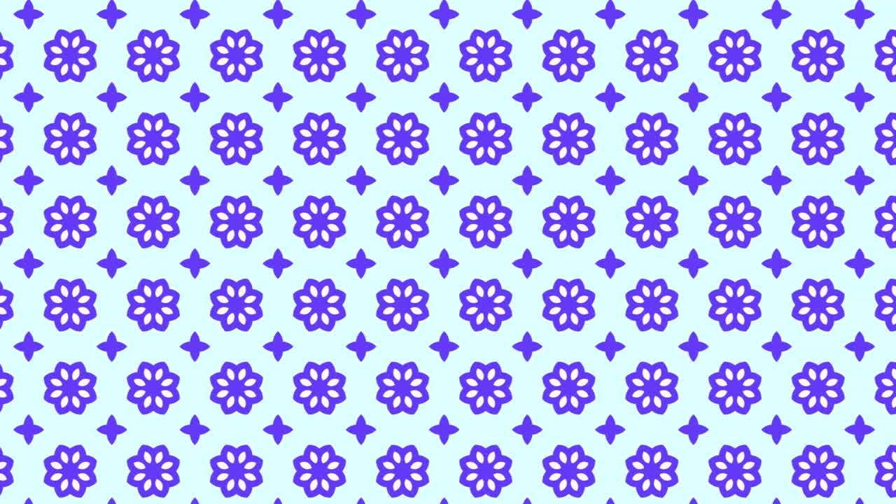 Gorgeous Seamless Pattern Aqua blue And Blue In Sliding Motion