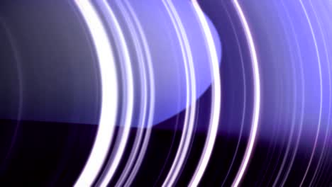 animación abstracta de líneas blancas que se mueven en círculos sobre un fondo púrpura. animación de círculos
