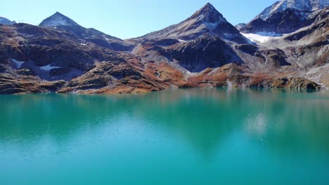 lakeside hotel of berghotel rudolfschutte in high tauern national park in austria