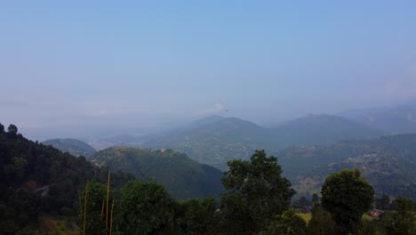 Wunderschöne-Landschaft-Mit-Blick-Auf-Das-Tal-Und-Blick-Auf-Pokhara
