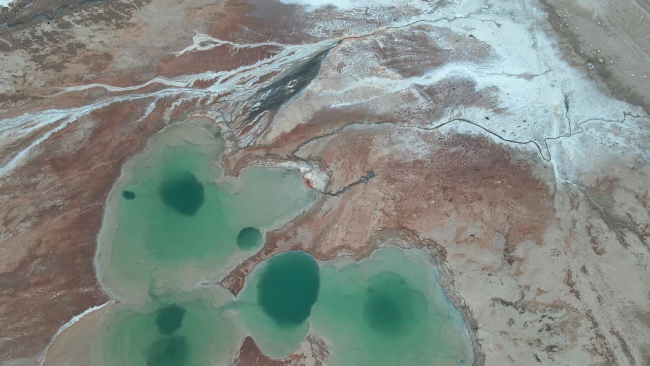 lago salado del mar muerto israel