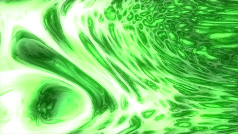 abstract green liquid patterns