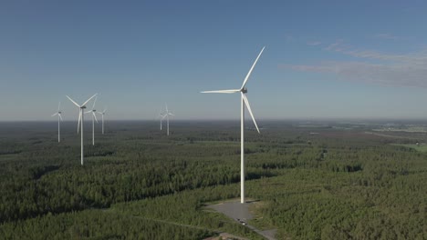 large rotor wind electric generator