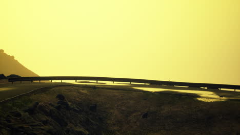 atlantic ocean road near the mountain