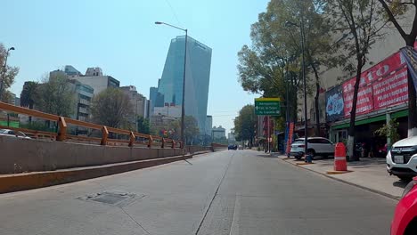 point of view of an andano bicycle on the street