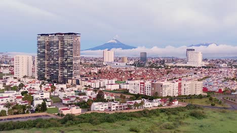 vista del volcan san martinito puebla