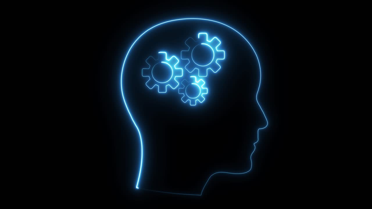 Thinking Head with Gears