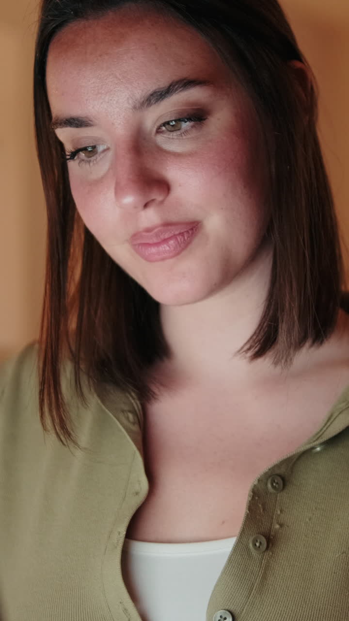 Woman Working From Home on Laptop at Night