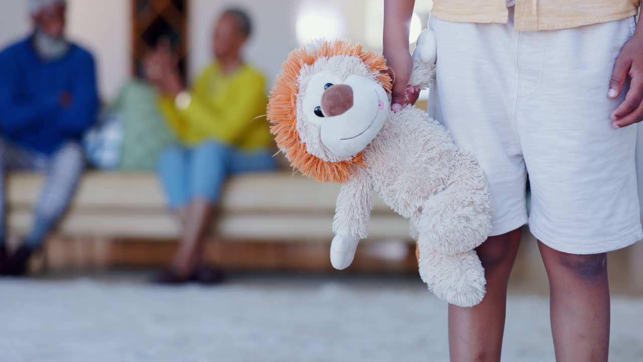 이혼, 싸움 또는 할아버지와 할머니가 아이와 논쟁