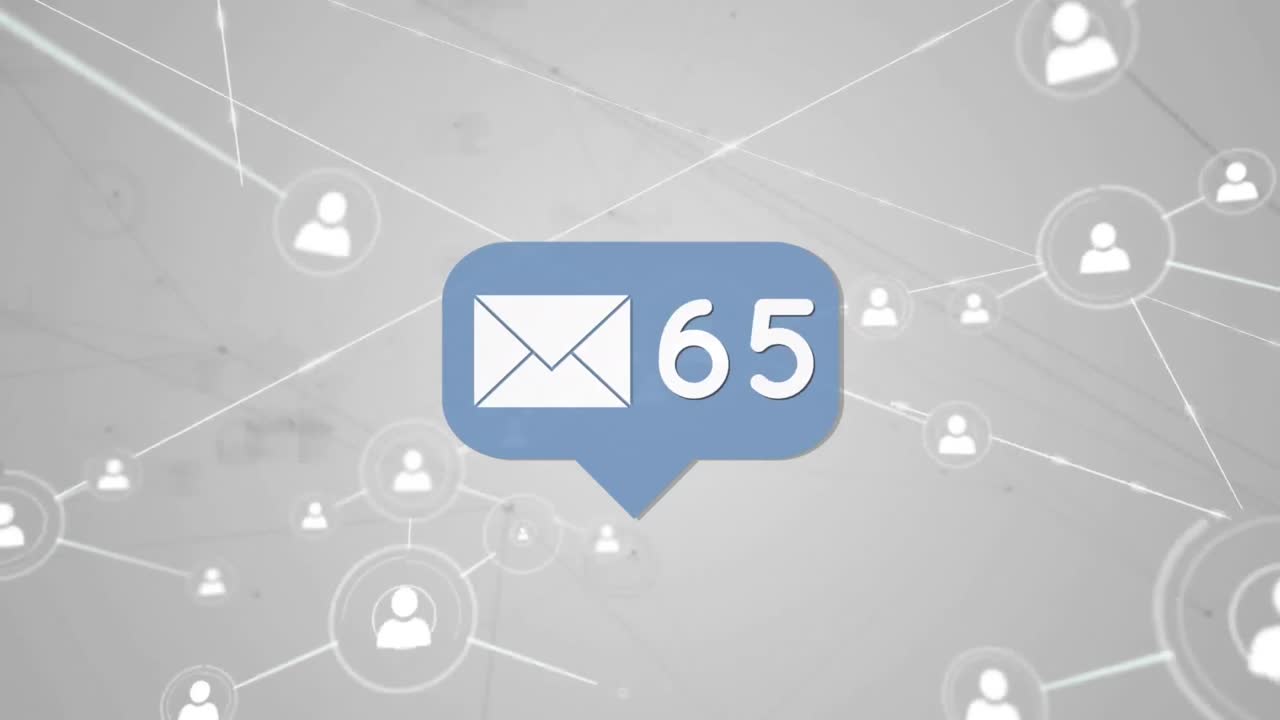 correos electrónicos de una red de contactos