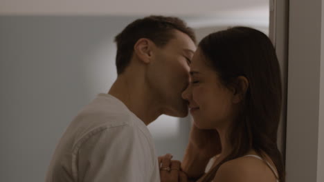 close embrace of a couple