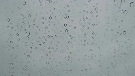 Abstract-raindrops-on-car-windshield-slow-motion