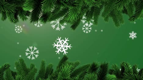 Animation-of-snow-falling-over-christmas-wreath